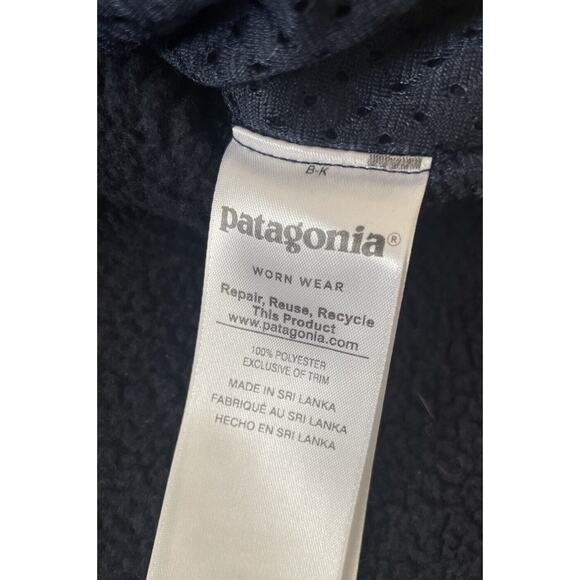 Patagonia Mens Size XXL Retro Pile Fleece Jacket Full Zip Navy Blue Style 22800 - Picture 4 of 6